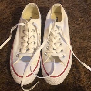Converse white shoes